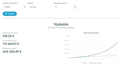 Ako z&iacute;skať 720 000 eur za 30 rokov