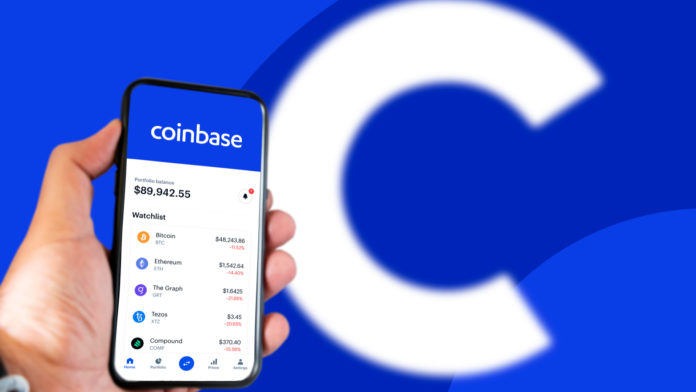 Coinbase. Zdroj: shutterstock.com/rarrarorro Coinbase