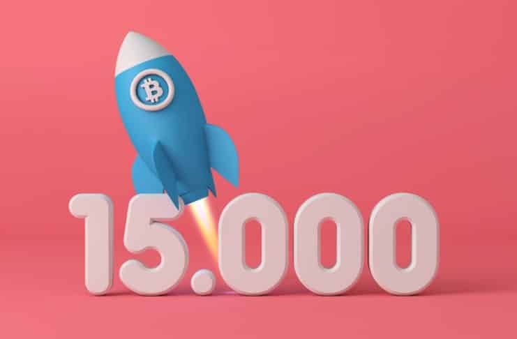 Bitcoin dosiahol 15 000$