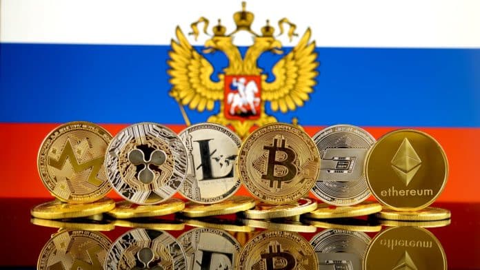 Ruské ministerstvo financií chce legalizovať kryptomeny, zdroj: shutterstock.com/Autor: Lukasz Stefanski Ruské ministerstvo financií chce legalizovať kryptomeny