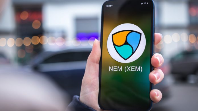 XEM tokeny. Zdroj: shutterstock.com/FellowNeko XEM tokeny.