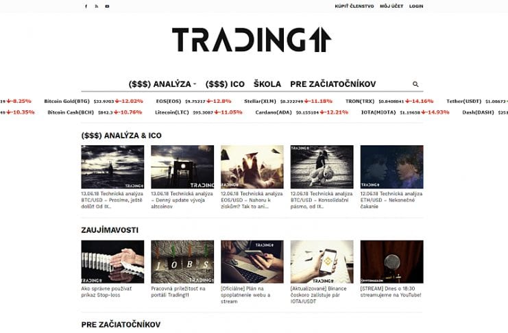 trading11 homepage