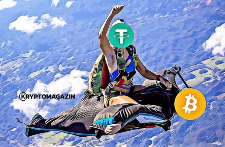 Bitcoin tether skydiving