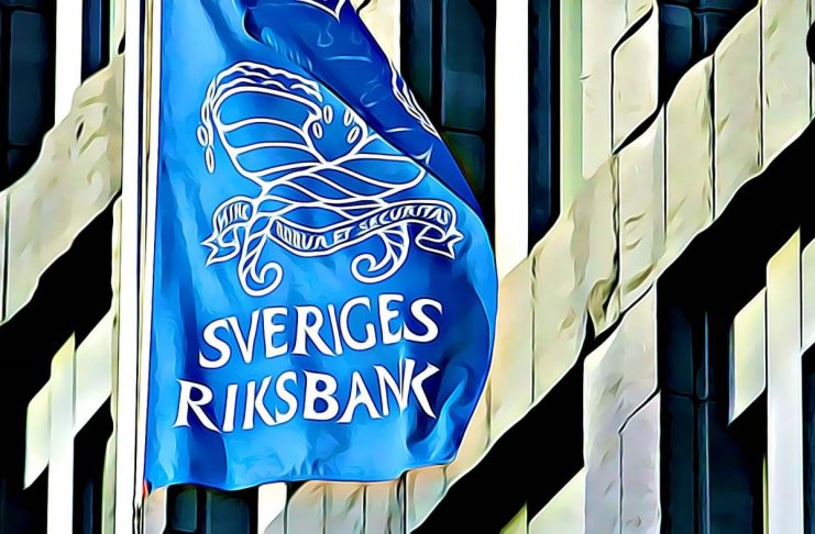svedsko riksbank e krona kryptomena centralna banka