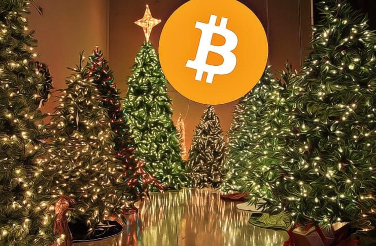 kryptomeny na vianoce pod stromčekom