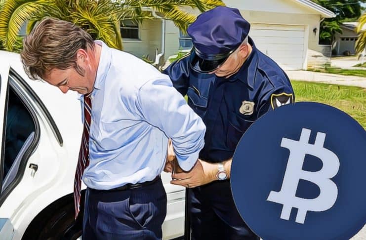 policia zatyka kryptomenoveho podvodnika