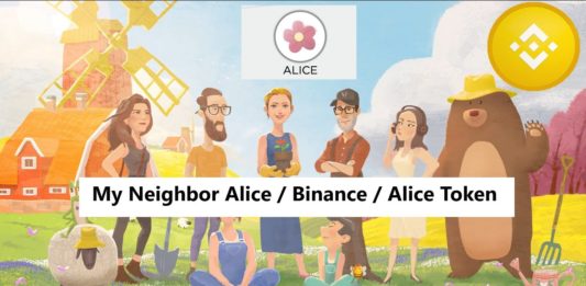 My neighbor ALICE Binance Launchpad