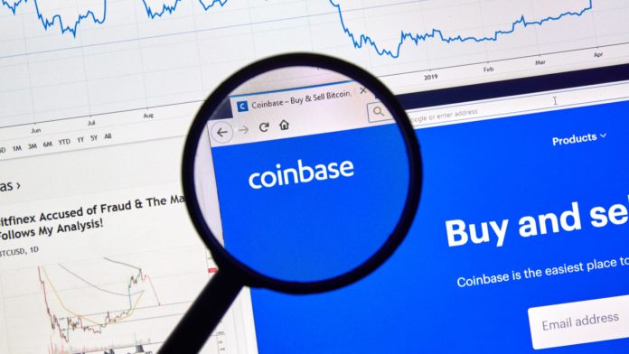 Návod na burzu Coinbase. Zdroj: Shutterstock.com/dennizn Návod na burzu Coinbase