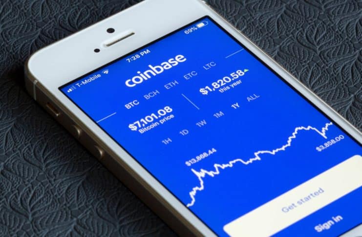 Coinbase dominuje na app store