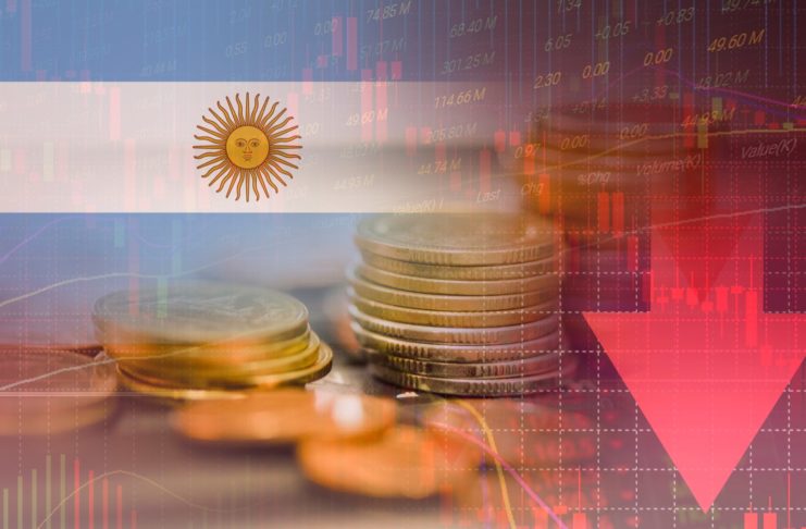 Argentína dane kryptomeny inflácia