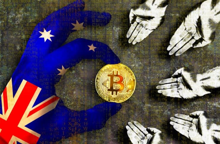 Austrália banky kryptomeny