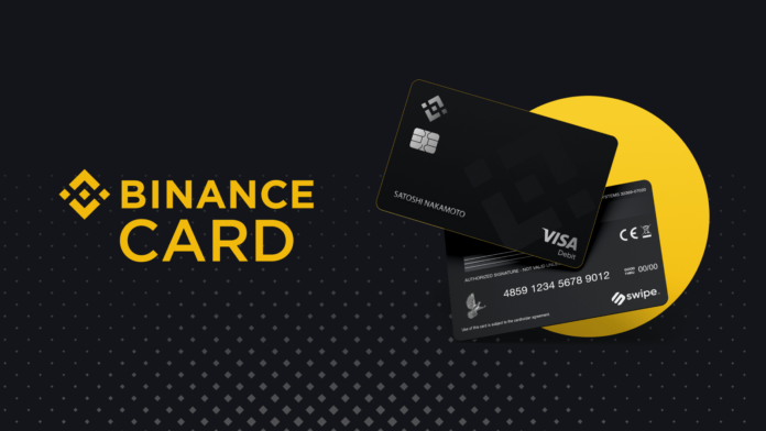 Binance karta, zdroj: Binance.com