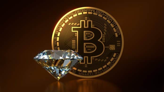 555,55-karátový čierny diamant za kryptomeny,zdroj: www.shutterstock.com/DiamondGalaxy 555,55-karátový čierny diamant za kryptomeny