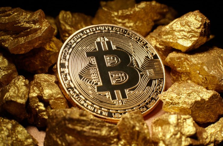 Bitcoin a zlato