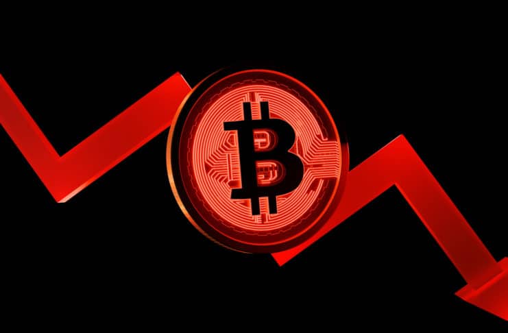 Bitcoin opäť padol