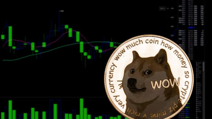 Dogecoin a Twitter. Zdroj: Shutterstock.com/Stanslavs Dogecoin a Twitter