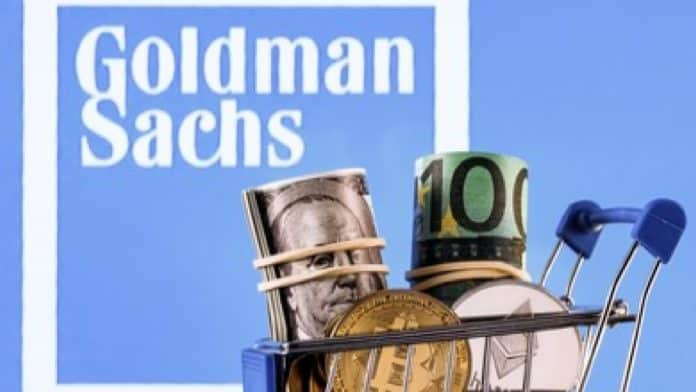 Goldman Sachs chce investovať po krachu FTX. Zdroj. Shutterstock.com/Sergei Elagin Goldman Sachs chce investovať po krachu FTX