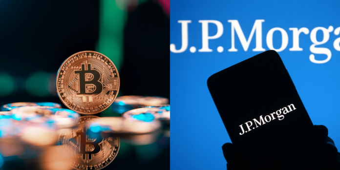 Bitcoin a JPMorgan. Zdroj: Shutterstock.com/Hi my name is Jacco/viewimage Bitcoin a JPMorgan