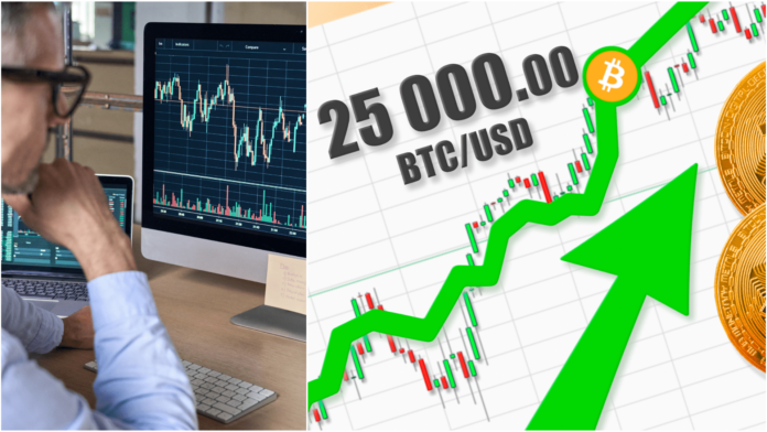 Bitcoin bude opäť rásť. Zdroj: Shutterstock.com/leksiv a Shutterstock.com/Ground Picture Bitcoin bude opäť rásť