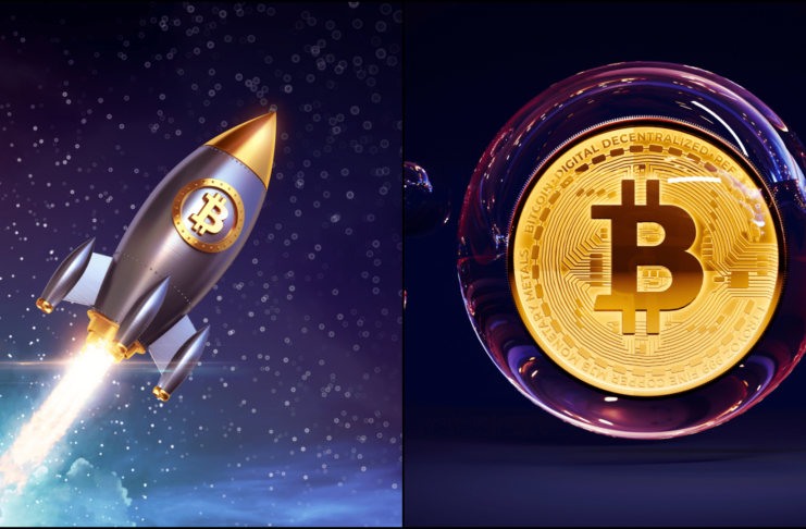 Bitcoin formuje štvrtú bublinu.