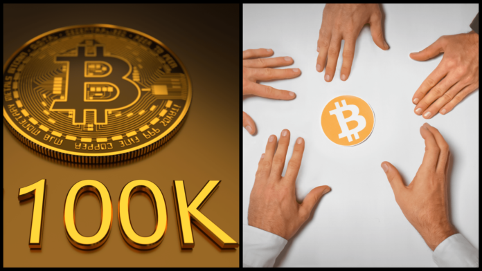 Veľkí hráči veria, že bitcoin dosiahne cenu 100 000 dolárov. Zdroj: shutterstock.com/Orpheus FX/TG23 Veľkí hráči veria, že bitcoin dosiahne cenu 100 000 dolárov