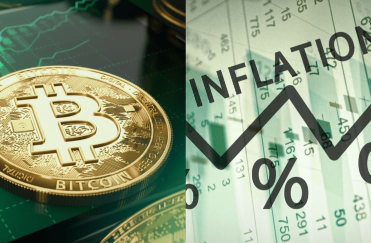 Bitcoin porastie spoločne s infláciou