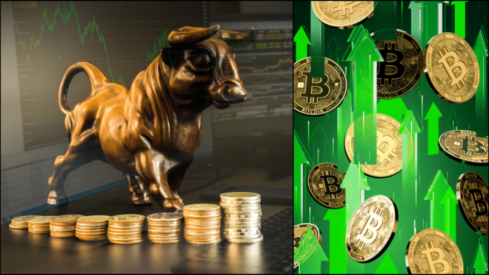 Bitcoin začal nový bullrun. Zdroj: shutterstock.com/Pisit.Sj/Wit Olszewski Bitcoin začal nový bullrun