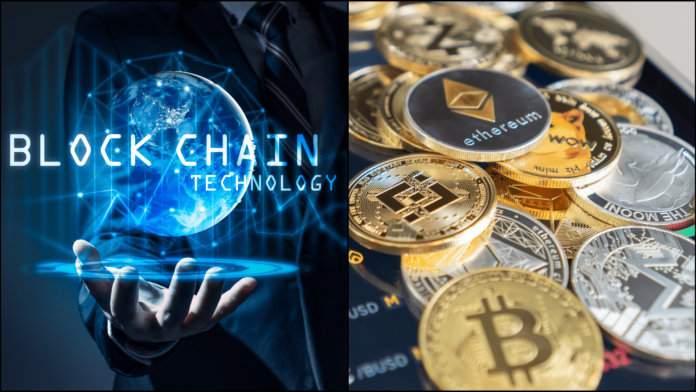 Blockchain verzus kryptomeny. Zdroj: Shutterstock.com/Preechar Bowonkitwanchai/Chinnapong Blockchain verzus kryptomeny
