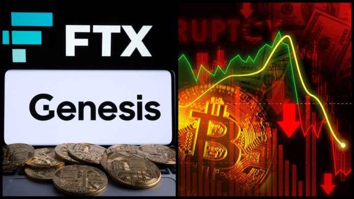 Krach Genesis môže spôsobiť pokles Bitcoinu. shutterstock.com/jira pliankharom/mundissima Krach Genesis môže spôsobiť pokles Bitcoinu