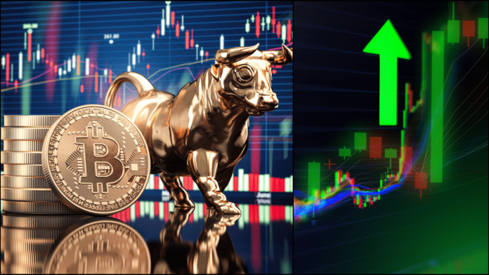Bitcoin potvrdzuje nový rastúci trend. Zdroj: shutterstock.com/Jes2u.photo/Maxx-Studio Bitcoin potvrdzuje nový rastúci trend