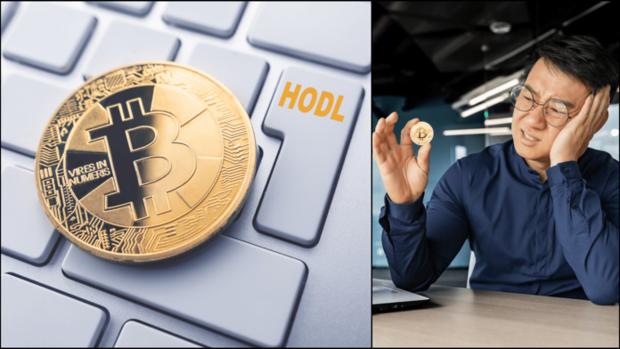 Dlhodobí držitelia sú pre bitcoin problém. Zdroj: shutterstock.com/Velishchuk Yevhen/voronaman Dlhodobí držitelia sú pre bitcoin problém.