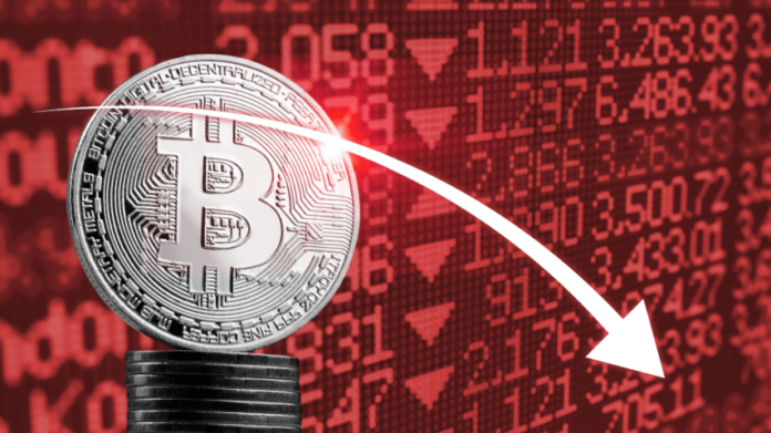 Bitcoin čaká pád. Zdroj: shutterstock.com/Billion Photos Bitcoin čaká pád