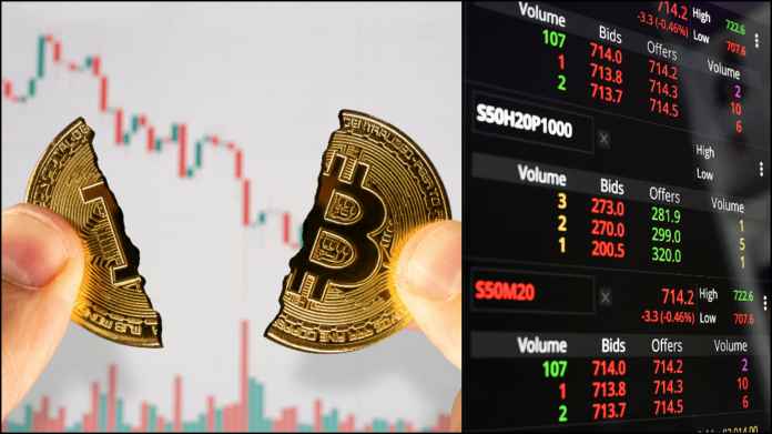 Bitcoin čelí problému s objemom. Zdroj: shutterstock.com/Gsign76/diy13 Bitcoin čelí problému s objemom