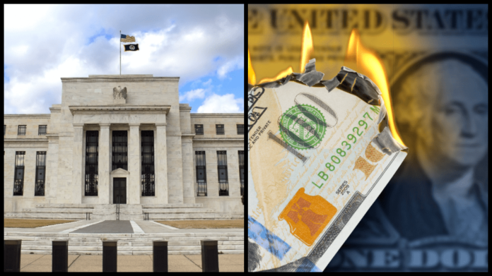 FED reaguje na krach SVB. Zdroj: shutterstock.com/MDart10/DesignRage FED reaguje na krach SVB