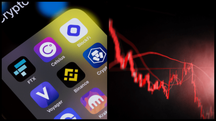 Kryptomenový fond predáva aktíva trh padá. Zdroj: shutterstock.com/Artit Wongpradu/Tada Images Kryptomenovy fond predáva aktíva trh padá