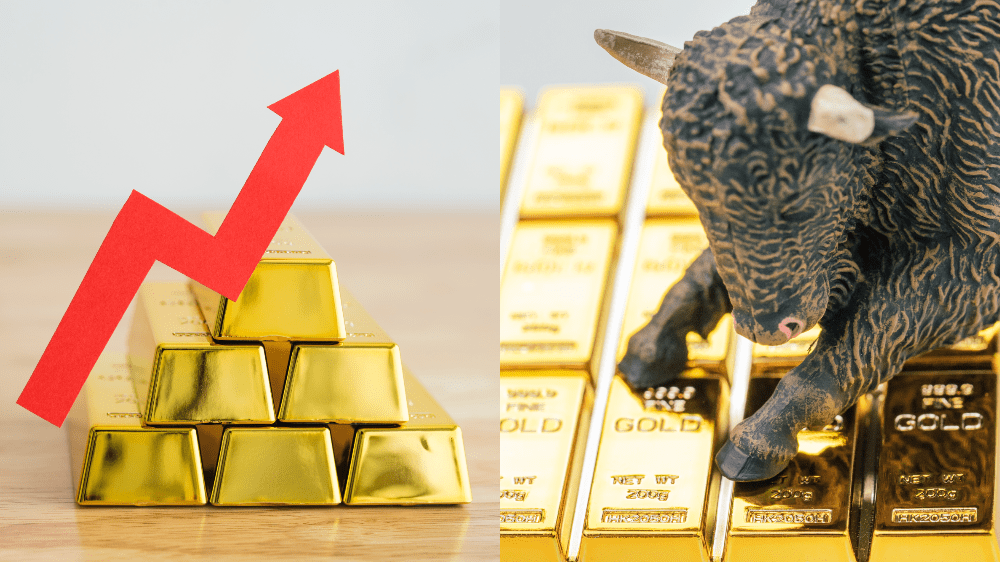 Zlato rastie najsilnejšie za posledný polrok