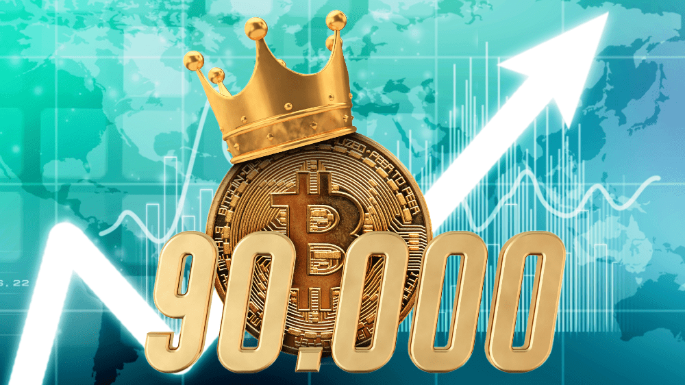 Bitcoin prekonal prvýkrát 90 000 dolárov