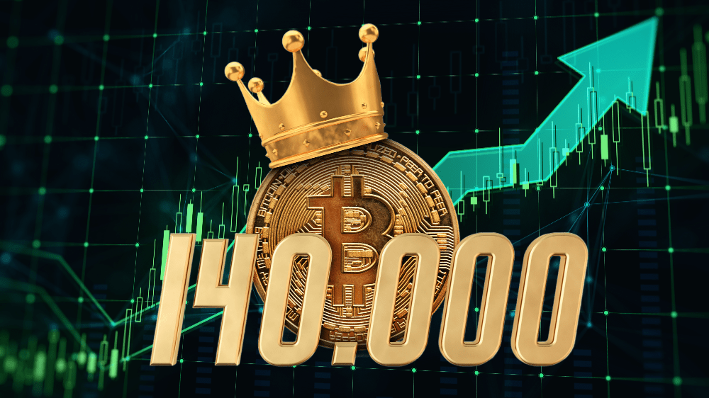 Bitcoin údajne smeruje na 140 000 dolárov