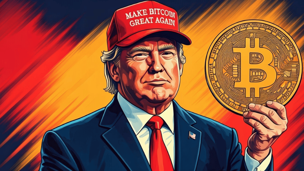 Kryptomenový prezident Donald Trump
