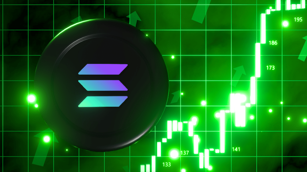 Solana prudko rastie