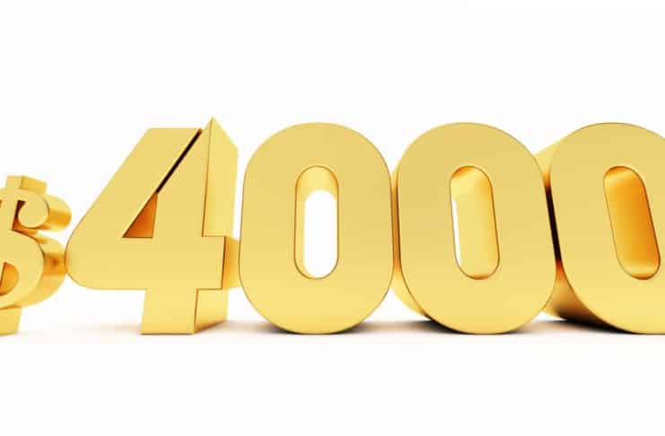 Bitcoin prekonal 4000$