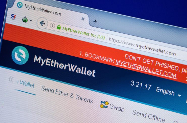 Peňaženka MyEtherWallet pod DNS útokom - neprihlasujte sa.