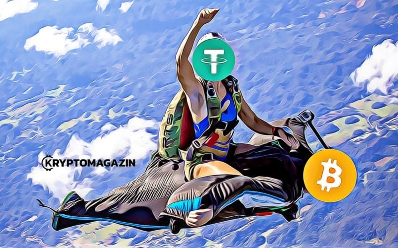 Bitcoin tether skydiving