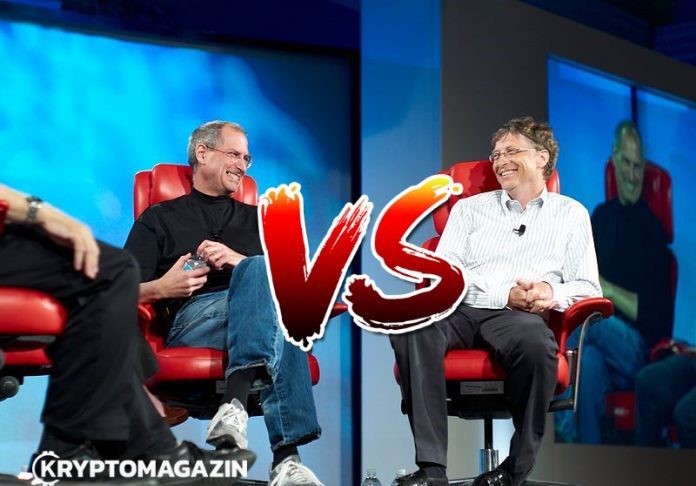 steve jobs vs bill gates