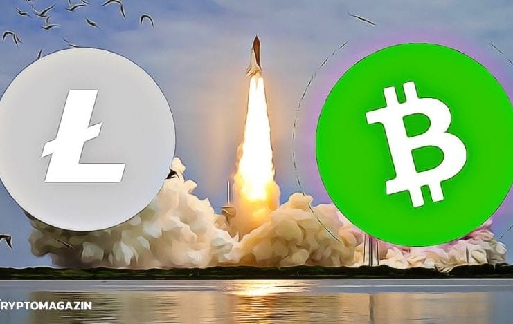 litecoin bitcoin cash up
