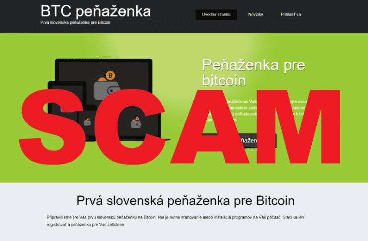 btcpenazenka.sk scam podvod