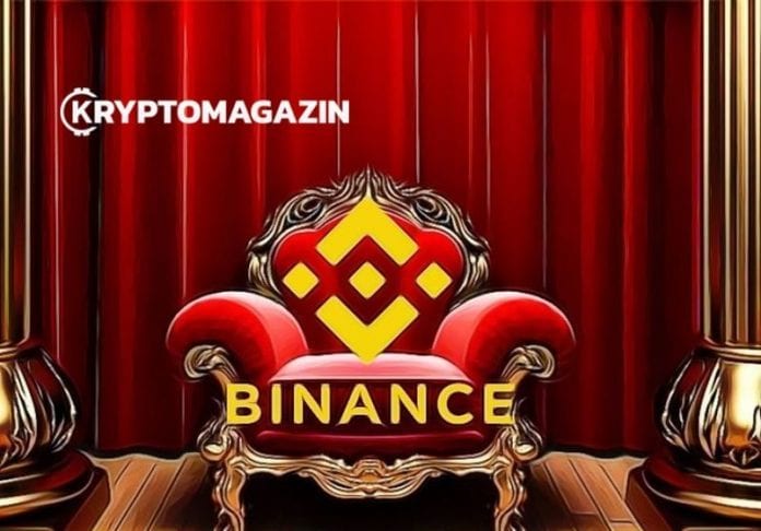 binance král trón king