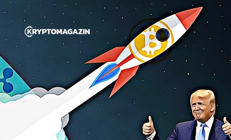správy, trump btc, moon, raketa