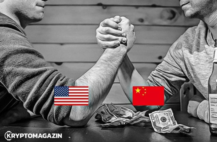Čína, Amerika, Trade war, obchodná vojna, bitcoin, jüan