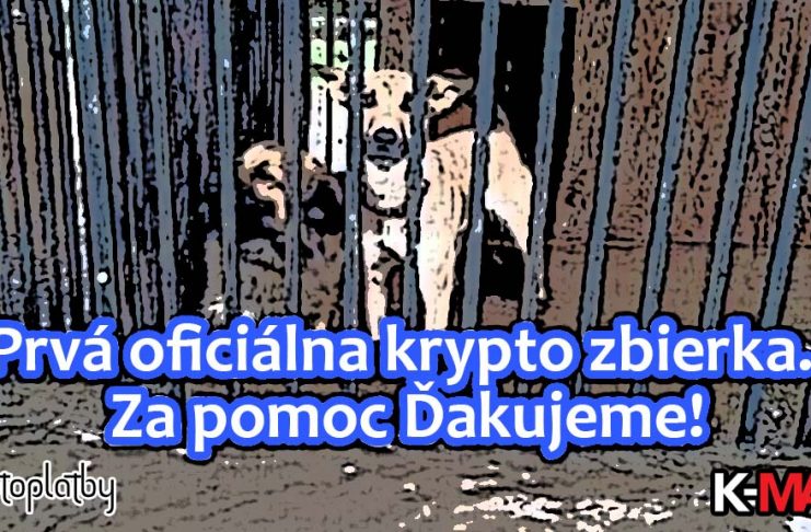 krypto zbierka utulok_kryptoplatby zbierky zbierku